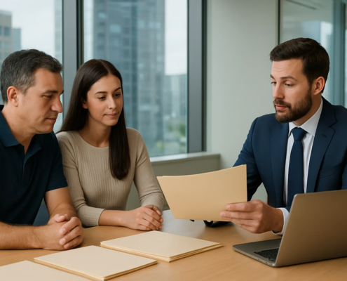 Document business ownership for family sponsorship in Ontario in a Mississauga business office