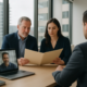 Family reviewing a franchise agreement while a relative remains abroad in Mississauga