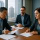 Family business contract dispute in Mississauga discussed in a professional office