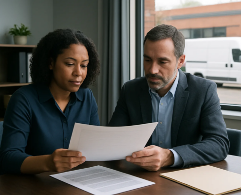 Family sponsor reviewing a business asset transfer before immigration approval in White Plains