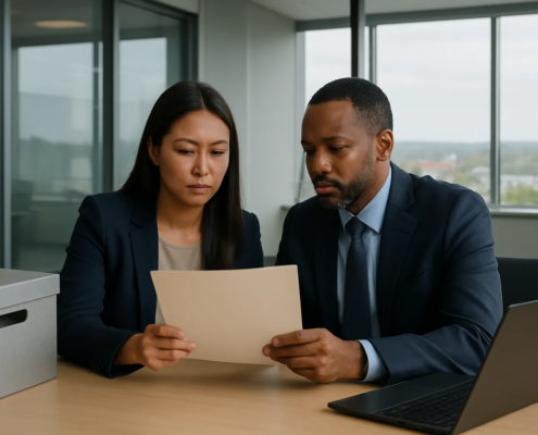 White Plains business reviewing confidential records for an immigration case