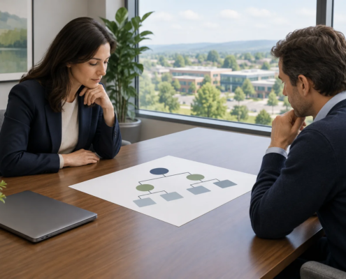 Foreign owner New York LLC tax considerations discussed by family business owners in White Plains