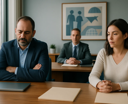 Divorce and family immigration sponsor business owner reviewing issues in White Plains